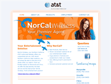 Tablet Screenshot of norcalwireless.com